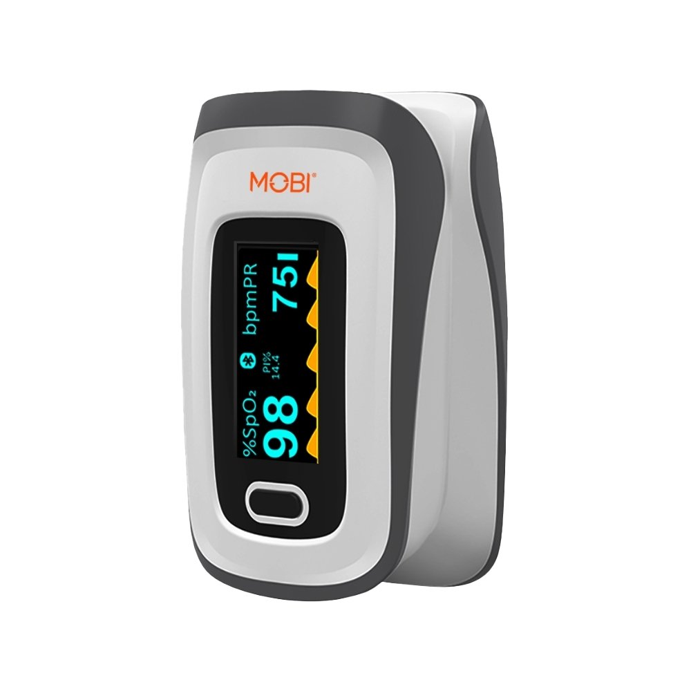 Smart Fingertip Bluetooth Pulse Oximeter With Pulse Rate Readings - MOBI USA