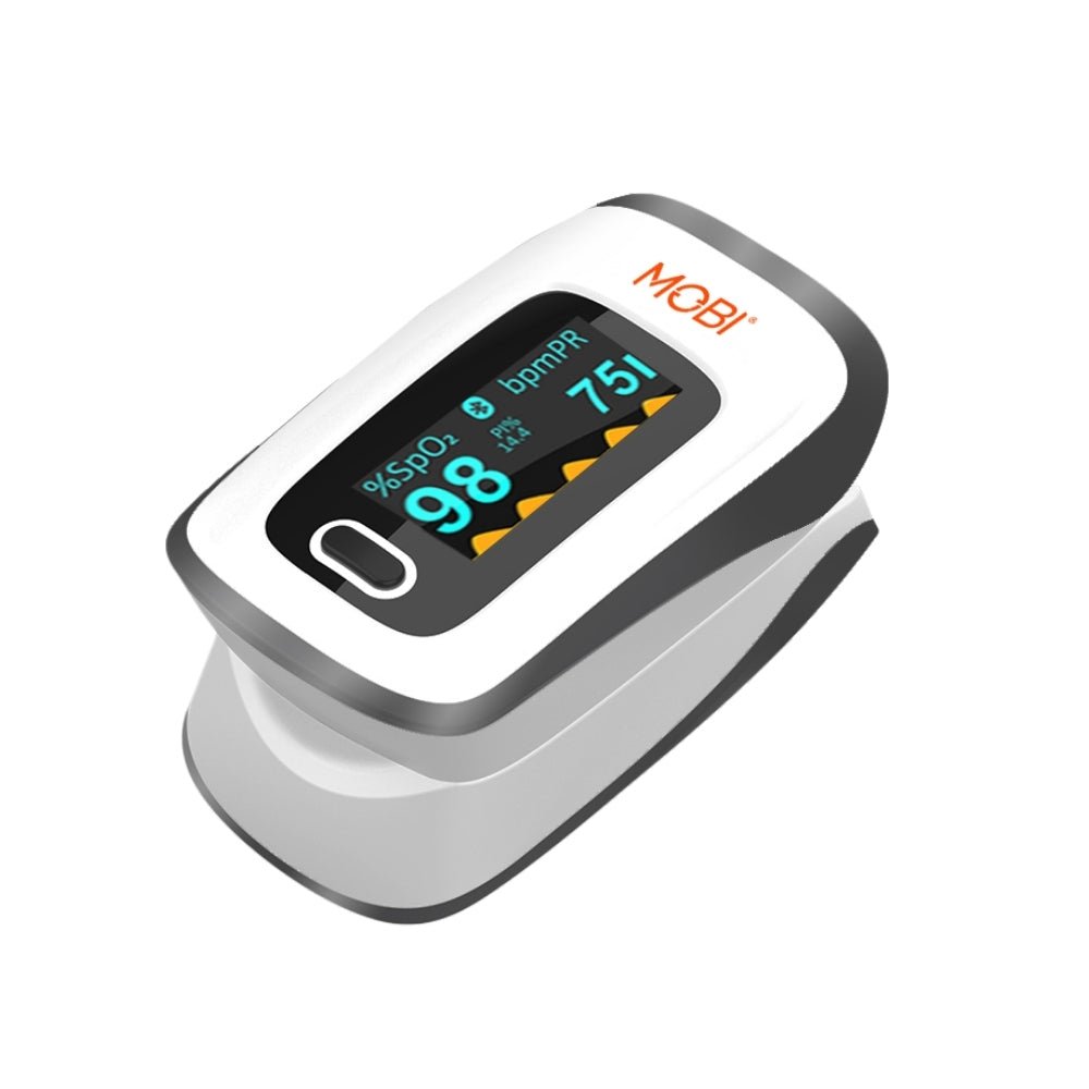 Smart Fingertip Bluetooth Pulse Oximeter With Pulse Rate Readings - MOBI USA