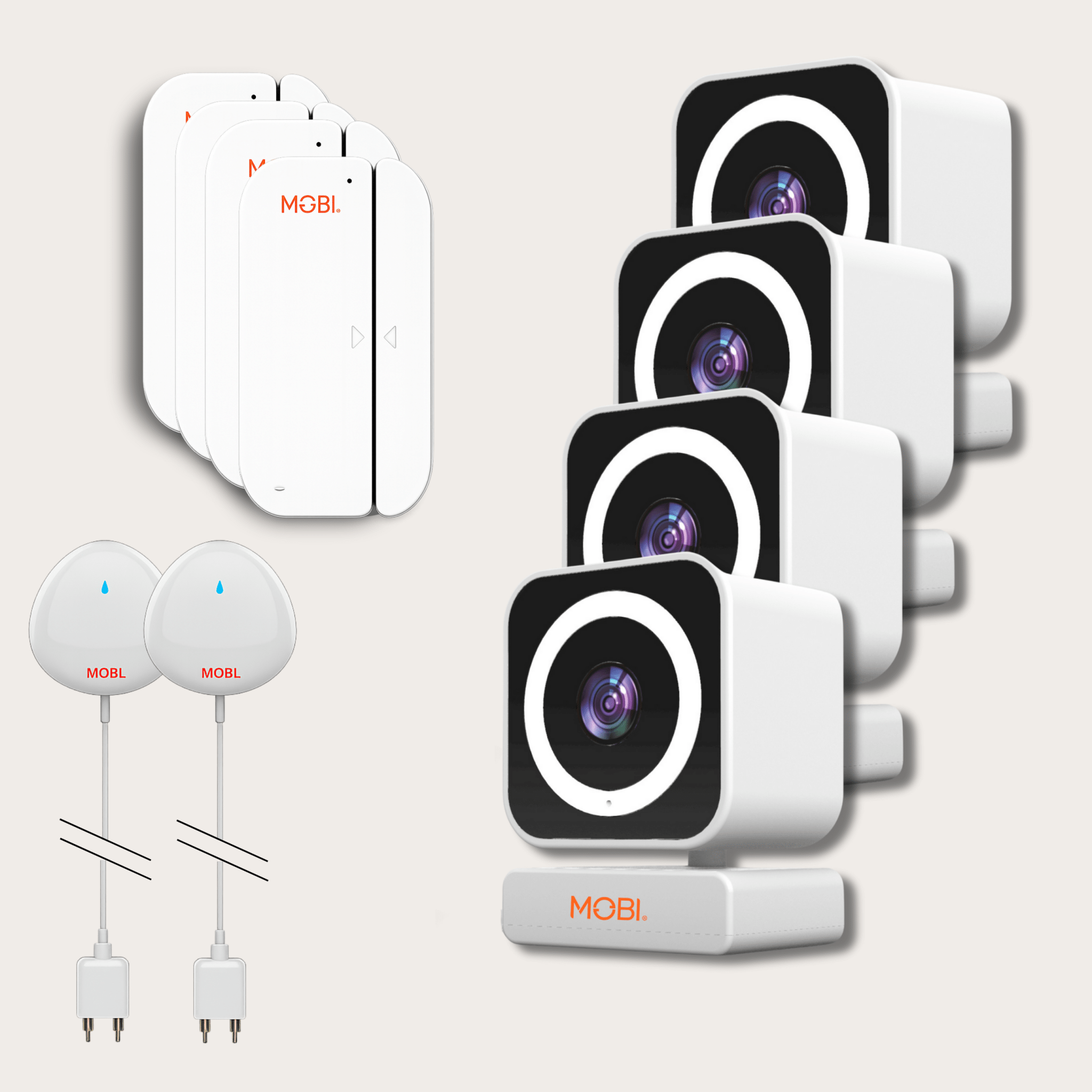 Smart - Home Protection & Monitoring Bundle - 10 Piece - MOBI USA