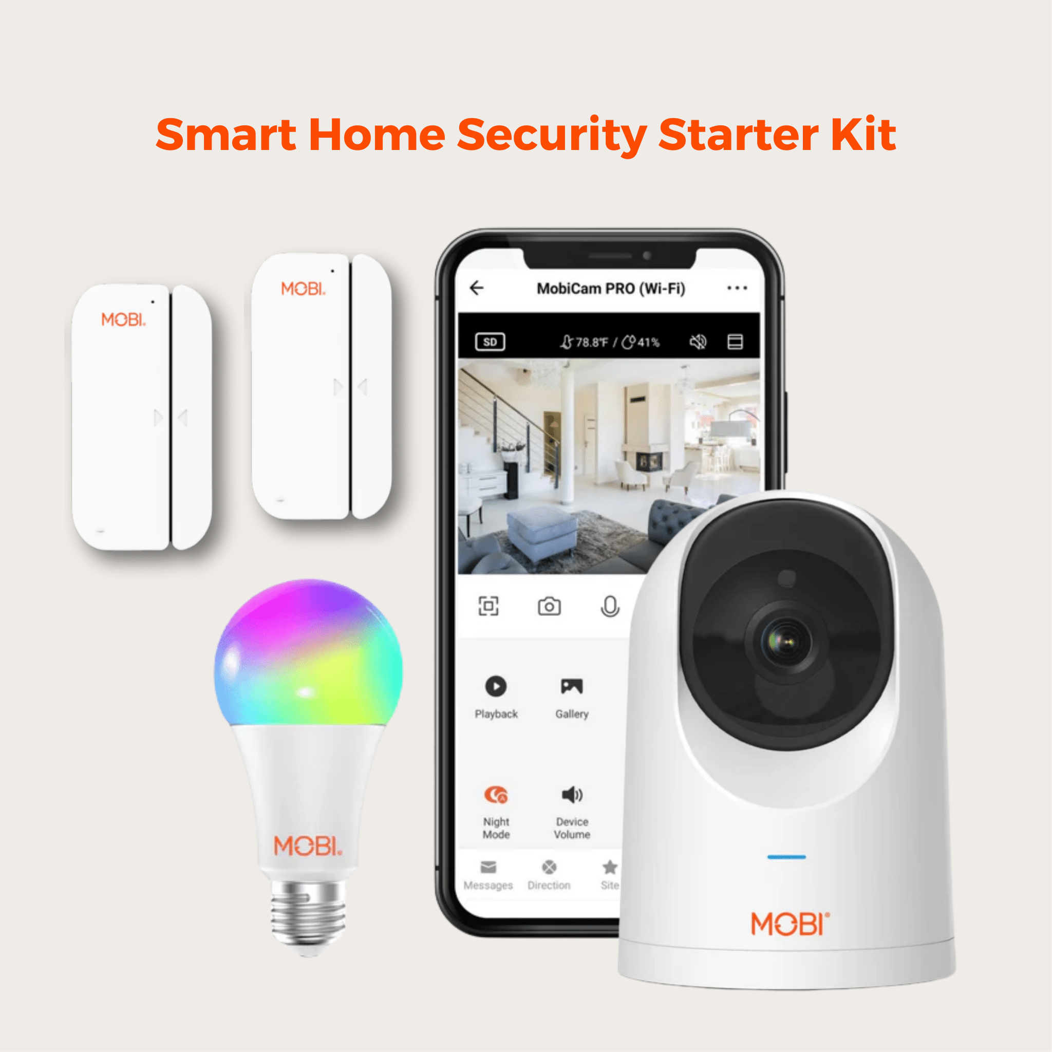 Smart Home Security Starter Kit - MOBI USA