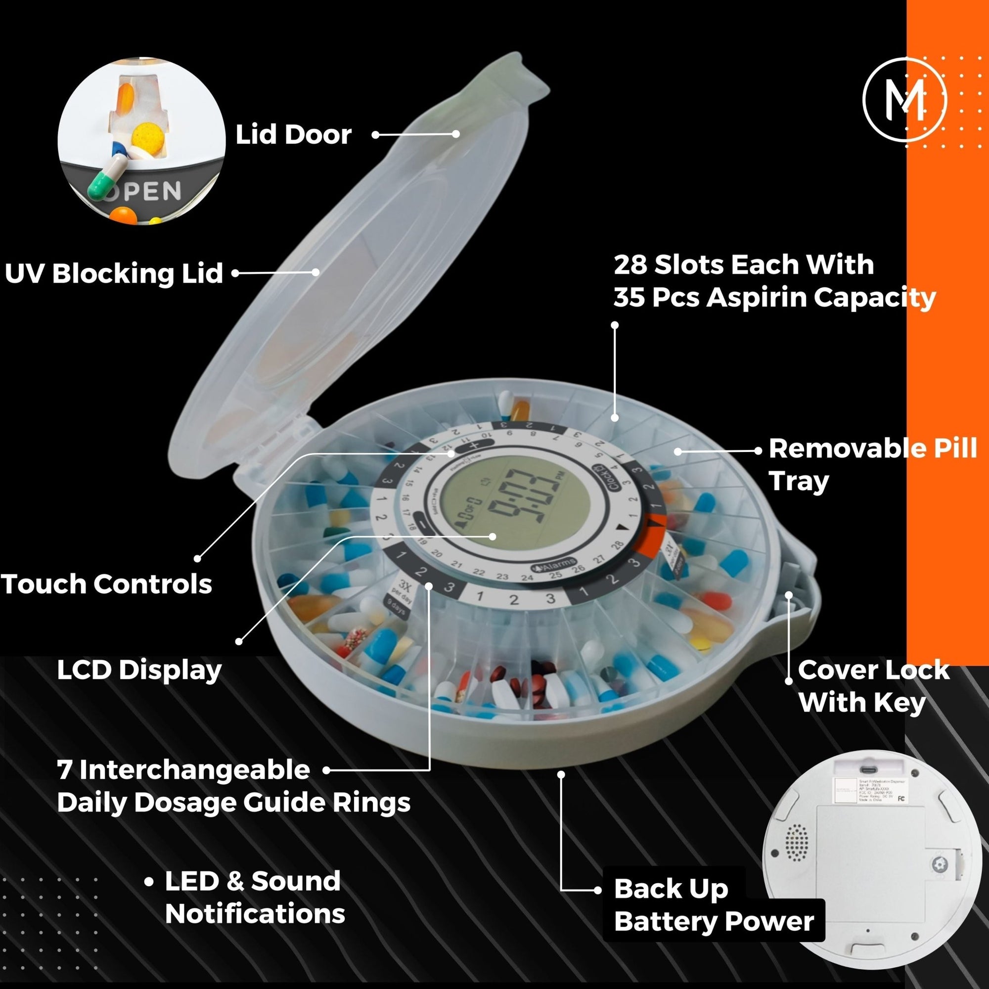 Smart Pill/Medication Dispenser - MOBI USA